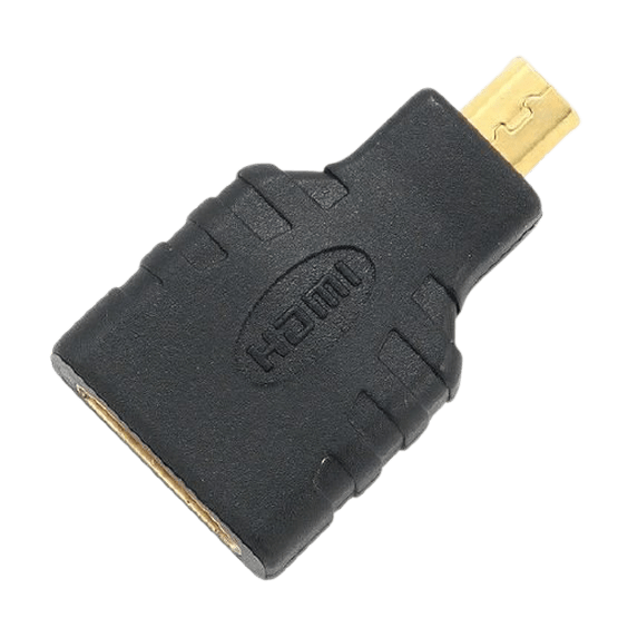 Адаптер Cablexpert HDMI - microHDMI (F/M), черный (A-HDMI-FD)