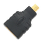 Фото - Адаптер Cablexpert HDMI - microHDMI (F/M), черный (A-HDMI-FD) | click.ua