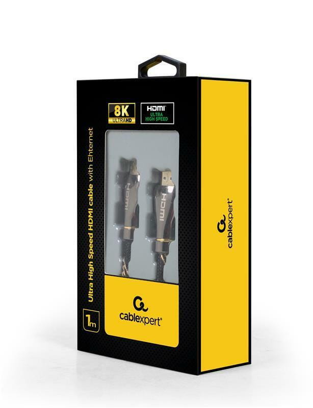 Кабель Cablexpert HDMI - HDMI V 2.1 (M/M), 1 м, черный (CCBP-HDMI8K-1M) коробка
