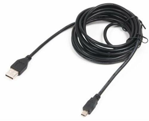 Фото - Кабель Cablexpert   USB - mini-USB V 2.0 , 3 м, чорний (CCP-USB2-AM5P-1 (M/M)