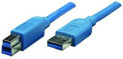 Кабель Atcom USB - USB Type-B V 3.0 (M/M), 1.8 м, blue (12823)