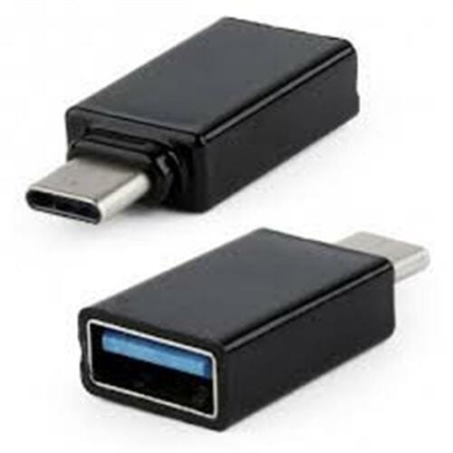 Photos - Cable (video, audio, USB) Cablexpert Адаптер  USB Type-C - USB V 2.0 (M/F) Black  A-U (A-USB2-CMAF-01)