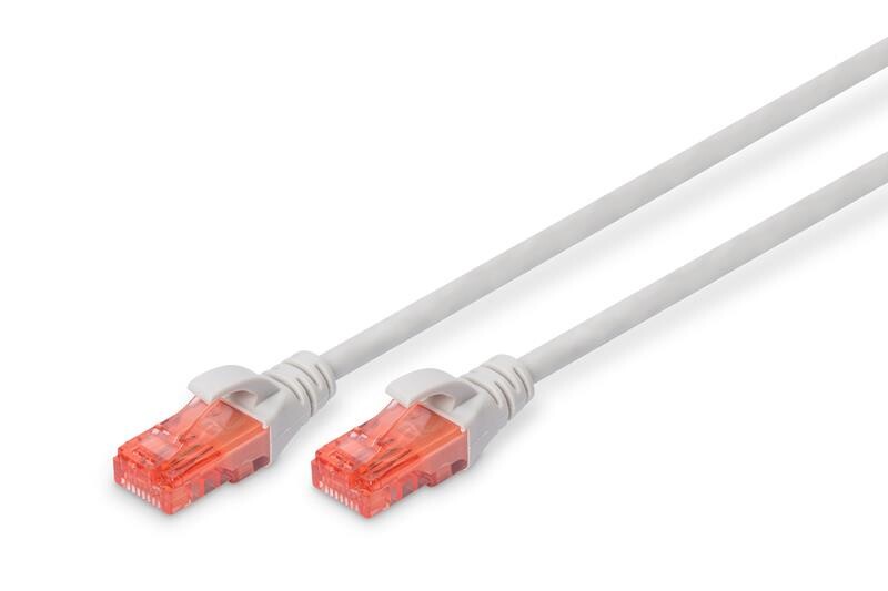 Патч-корд Digitus (DK-1617-020) CAT 6, UTP, 21 м, AWG 26/7, Cu, LSZH, сірий