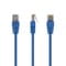 Фото - Патч-корд UTP Cablexpert (PP12-3M/B) cat.5Е, литий, 50u штекер із засувкою, 3м, синій | click.ua