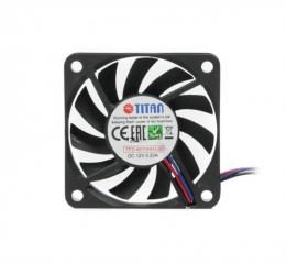Вентилятор Titan TFD-6010HH12B, 60x60x10мм, 3-pin, черный