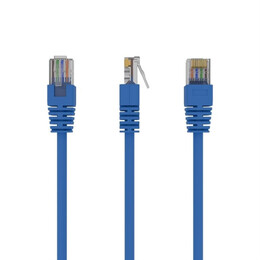 Патч-корд UTP Cablexpert (PP12-0.25M/B) літий, 50u "штекер із засувкою, 0.25 м, блакитний