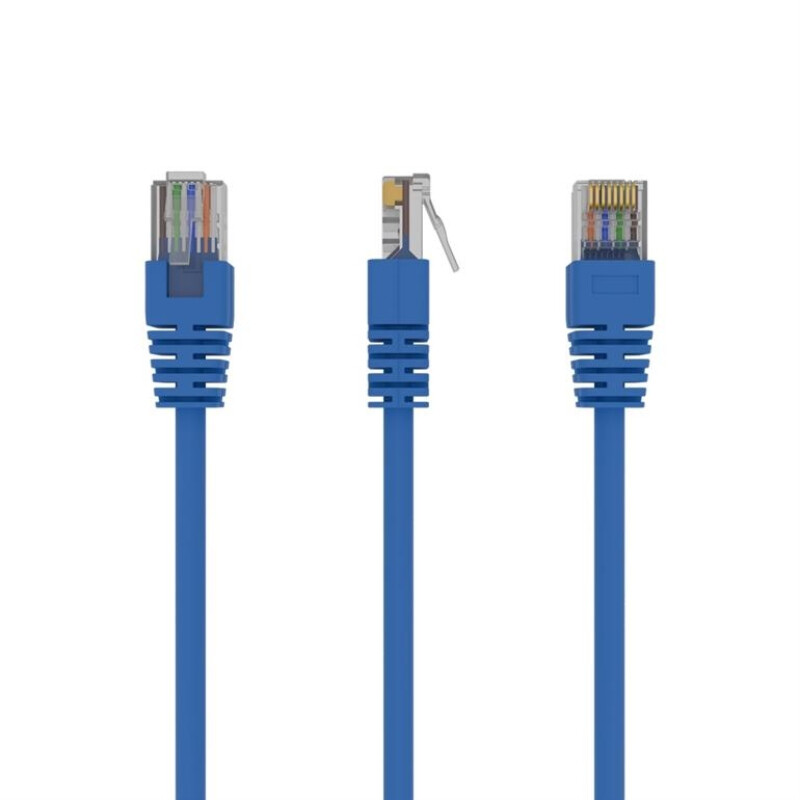 Патч-корд UTP Cablexpert (PP12-0.25M/B) літий, 50u "штекер із засувкою, 0.25 м, блакитний