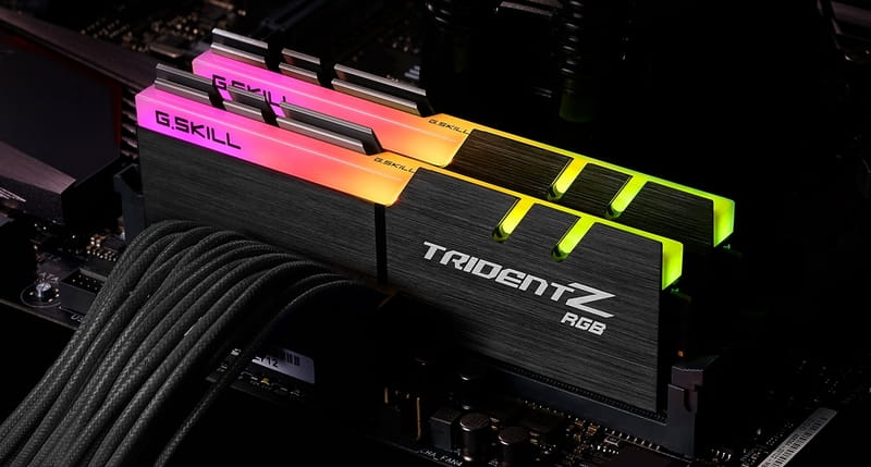 Модуль памяти DDR4 2x16GB/3200 G.Skill Trident Z RGB (F4-3200C16D-32GTZR)