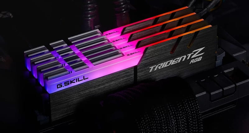 Модуль памяти DDR4 2x16GB/3200 G.Skill Trident Z RGB (F4-3200C16D-32GTZR)