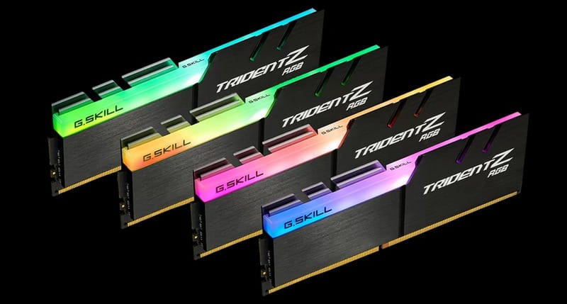 Модуль памяти DDR4 2x16GB/3200 G.Skill Trident Z RGB (F4-3200C16D-32GTZR)