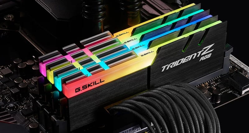Модуль памяти DDR4 2x16GB/3200 G.Skill Trident Z RGB (F4-3200C16D-32GTZR)