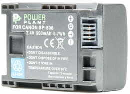 Аккумулятор PowerPlant Canon BP-808 Chip 900mAh (DV00DV1260)