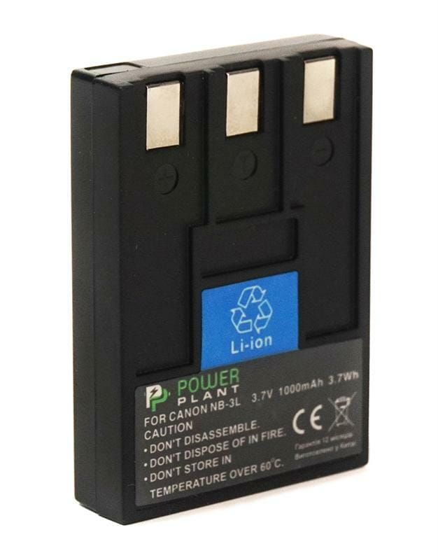 Аккумулятор PowerPlant Canon NB-3L 1000mAh (DV00DV1005)