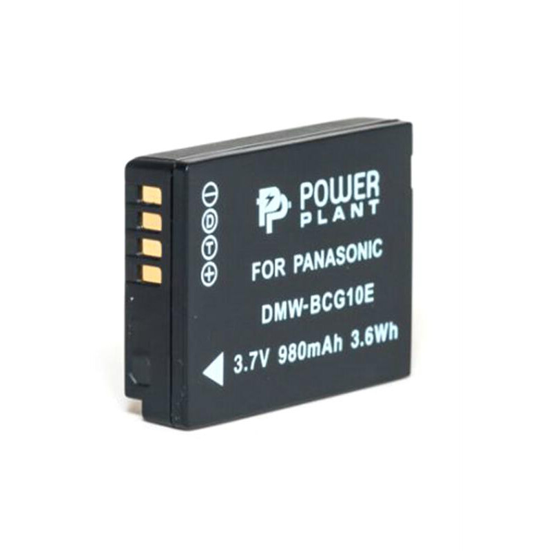 Аккумулятор PowerPlant Panasonic DMW-BCG10 980mAh (DV00DV1253)
