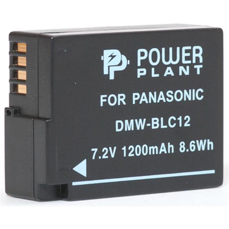Аккумулятор PowerPlant Panasonic DMW-BLC12, DMW-GH2 1200mAh (DV00DV1297)