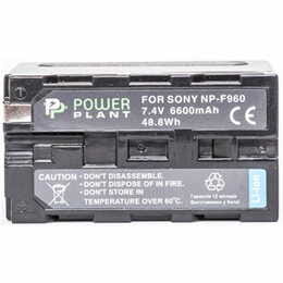 Акумулятор PowerPlant Sony LED NP-F960 6600mAh (DV00DV1367)