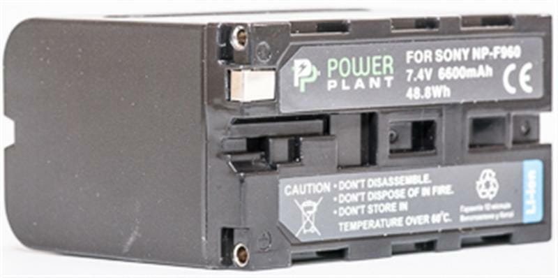 Аккумулятор PowerPlant Sony LED NP-F960 6600mAh (DV00DV1367)