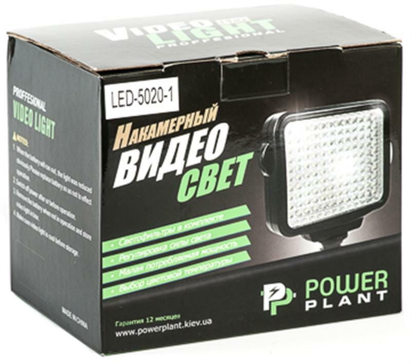 Накамерне світло PowerPlant LED 5020 (LED5020)