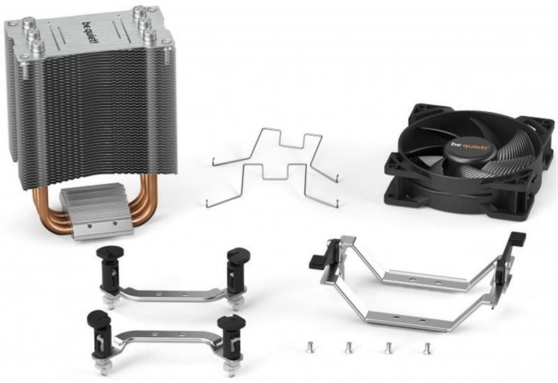 Кулер процессорный be quiet! Pure Rock Slim 2 (BK030), Intel: 1150/1151/1155/1200, AMD: AM3+/AM4, 135х97х82 мм, 4-pin PWM