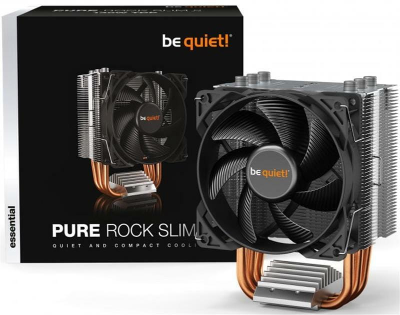 Кулер процессорный be quiet! Pure Rock Slim 2 (BK030), Intel: 1150/1151/1155/1200, AMD: AM3+/AM4, 135х97х82 мм, 4-pin PWM