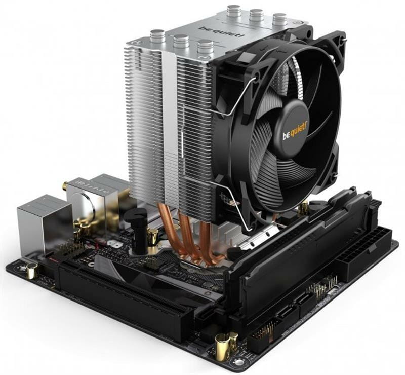 Кулер процессорный be quiet! Pure Rock Slim 2 (BK030), Intel: 1150/1151/1155/1200, AMD: AM3+/AM4, 135х97х82 мм, 4-pin PWM