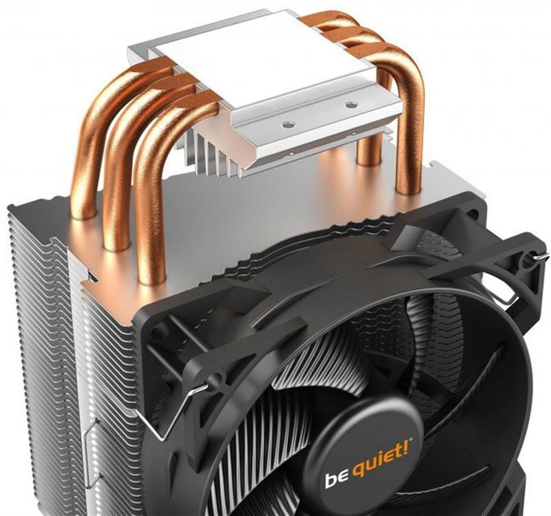 Кулер процессорный be quiet! Pure Rock Slim 2 (BK030), Intel: 1150/1151/1155/1200, AMD: AM3+/AM4, 135х97х82 мм, 4-pin PWM