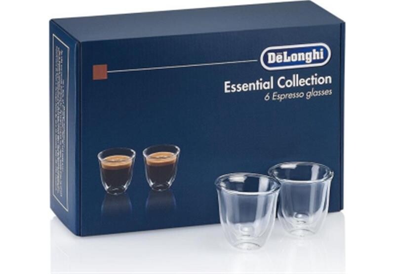 Набір стаканів Delonghi DLSC300 Espresso 6 предметів