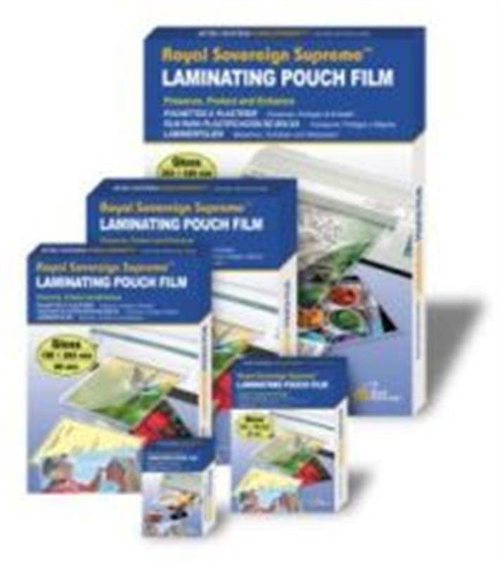 Плівка для ламінування Royal Sovereign (50282), 80 х 111 мм, глянцева, 80мк, 100 шт