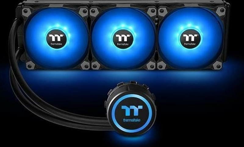 Система водяного охлаждения Thermaltake Water 3.0 360 ARGB Sync (CL-W234-PL12SW-A), Intel: 2066/20113/2011/1366/1156/1155/1151/1150, AMD: FM2/FM1/AM4/AM3+/AM3/AM2+/AM2, 3х120мм, 4-pin
