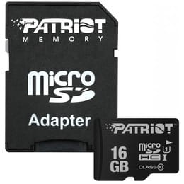 Купить Карта памяти MicroSDHC 16GB UHS-I Class 10 Patriot LX + SD-adapter (PSF16GMCSDHC10) Карта памяти MicroSDHC 16GB UHS-I Class 10 Patriot LX + SD-adapter (PSF16GMCSDHC10)