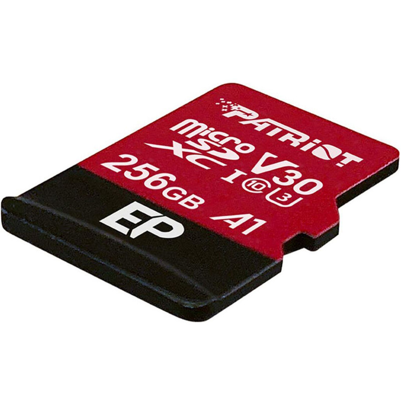 Карта пам`ятi MicroSDXC 256GB UHS-I/U3 Class 10 Patriot EP A1 R90/W80MB/s + SD-adapter (PEF256GEP31MCX)