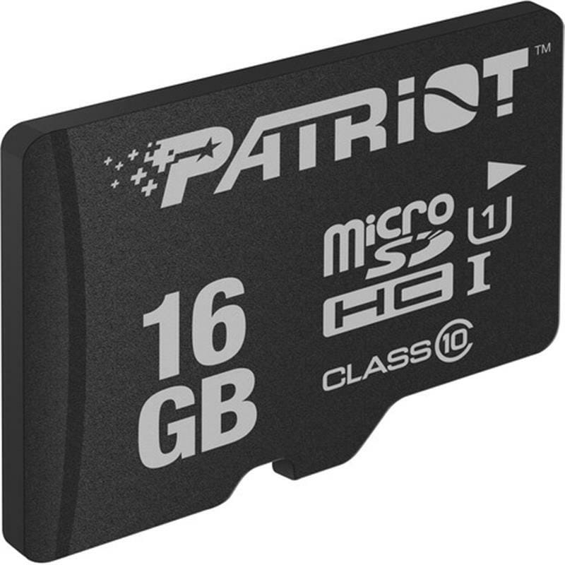 Карта памяти MicroSDHC 16GB UHS-I Class 10 Patriot LX (PSF16GMDC10)