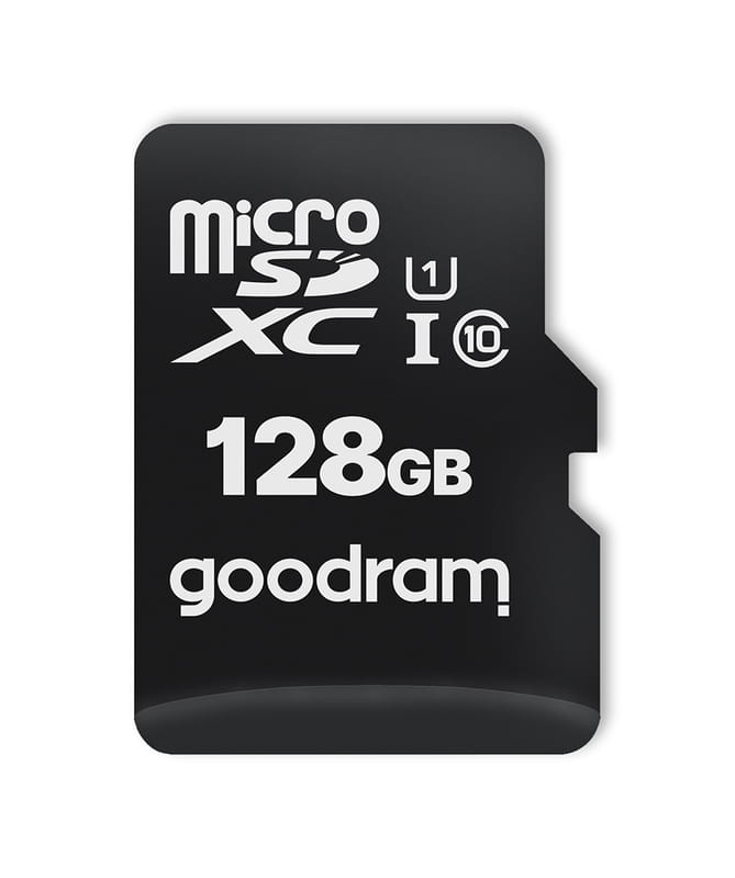 Карта памяти MicroSDXC 128GB UHS-I Class 10 Goodram + SD-adapter + OTG Card reader (M1A4-1280R12)