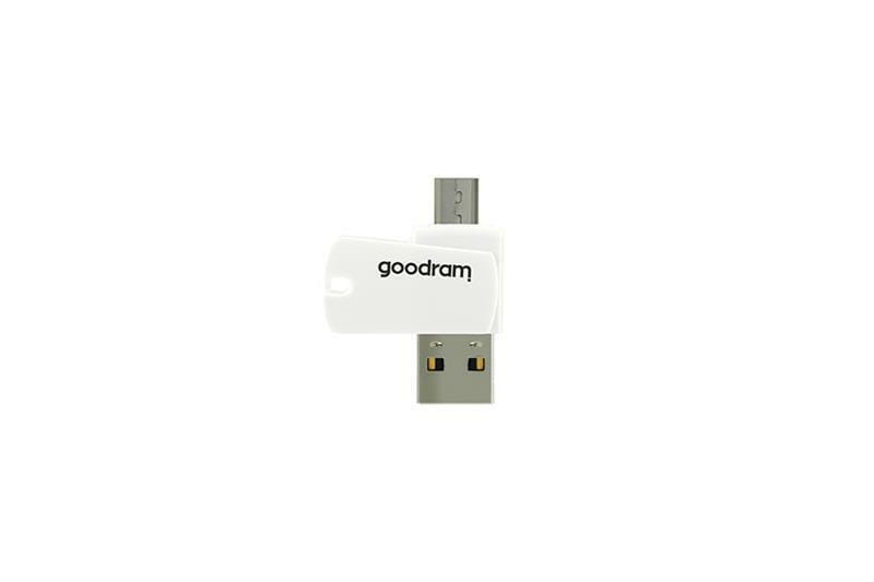 Карта памяти MicroSDXC 128GB UHS-I Class 10 Goodram + SD-adapter + OTG Card reader (M1A4-1280R12)