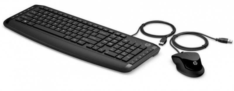 Комплект (клавиатура, мышь) HP Pavilion 200 Black (9DF28AA)