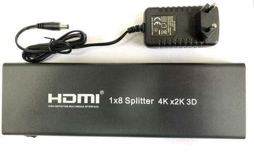 Фото - Кабель ATCOM Розгалужувач   (7688) HDMI 8 портів, підтримка UHD 4K AT768 (спліттер)