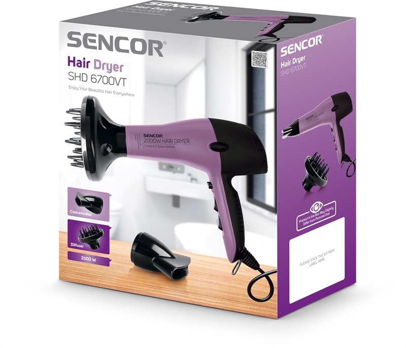 Фен Sencor SHD 6700VT