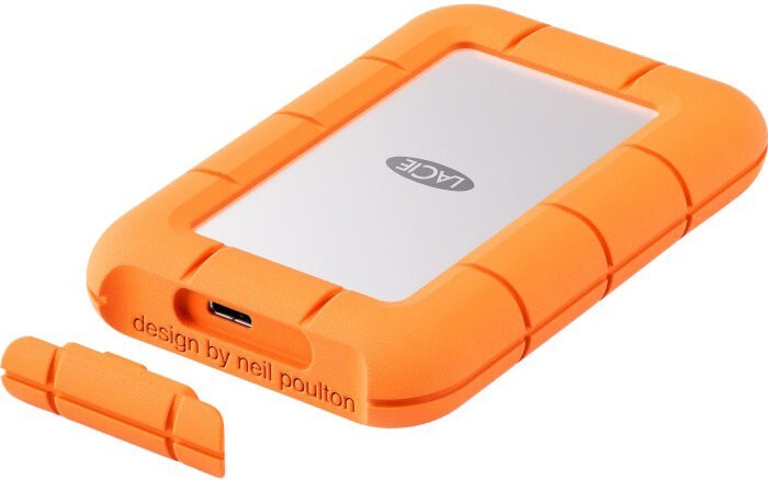Накопичувач зовнiшнiй SSD 2TB LaCie Rugged Mini (STMF2000400)