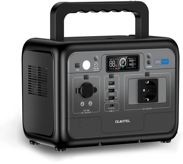 Зарядна станція Oukitel Р800, 800W, 512Wh, LiFePO4