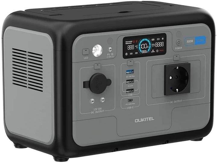 Зарядна станція Oukitel Р800, 800W, 512Wh, LiFePO4