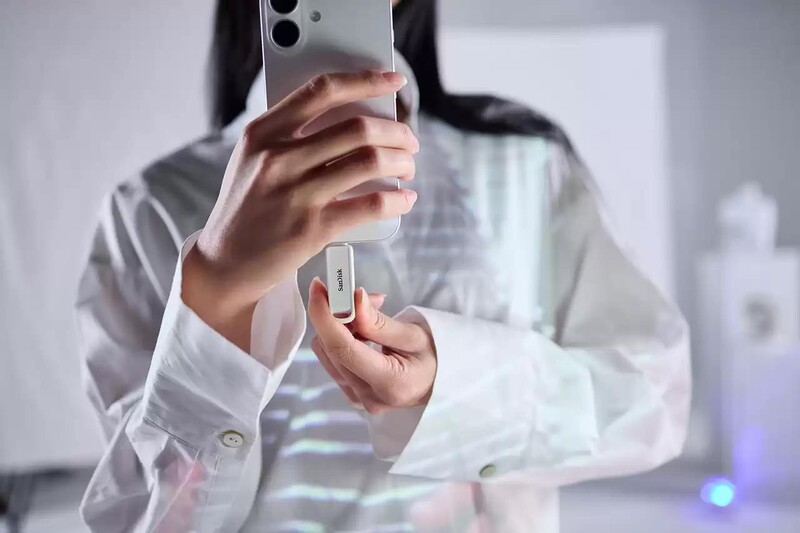 Флеш-накопитель USB 256Gb Type-C SanDisk iXpand Phone Drive Arctic White (SDIXS0N-256G-GN6NE)