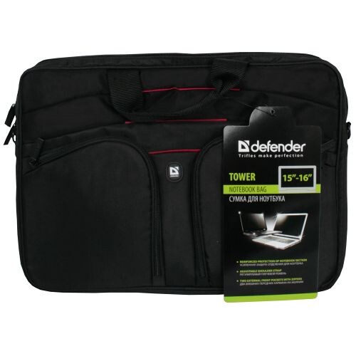 Сумка для ноутбука Defender Tower 15-16" Black (26025)