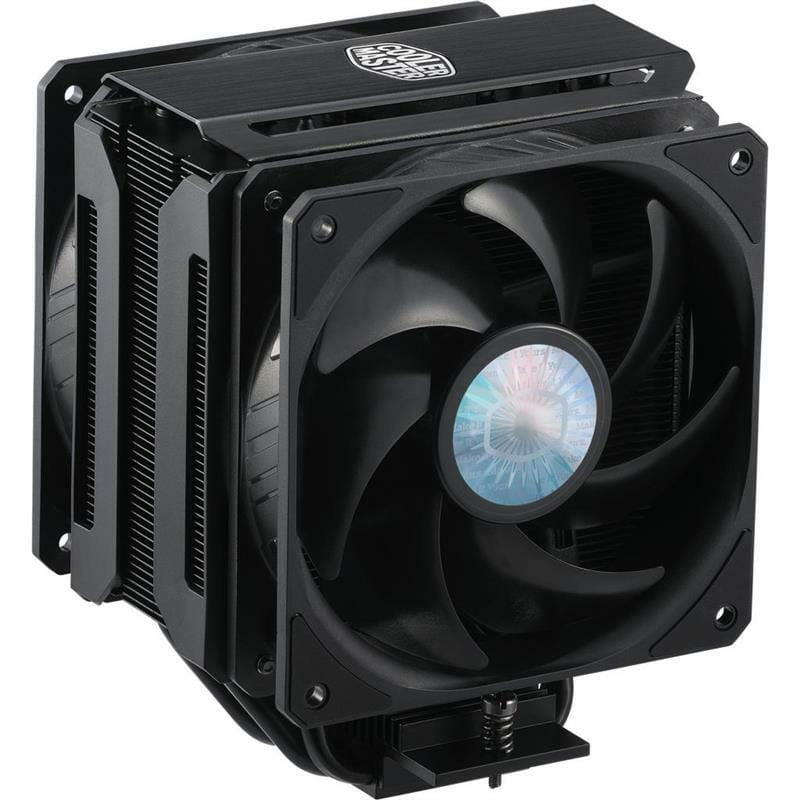 Кулер процессорный CoolerMaster MasterAir MA612 Stealth (MAP-T6PS-218PK-R1), Intel: 2066/2011-3/2011/1200/1151/1150/1155/1156/1366, AMD: AM4/AM3+/AM3/AM2+/AM2/FM2+/FM2/FM1, 158х129х112.2мм, 4-pin PWM