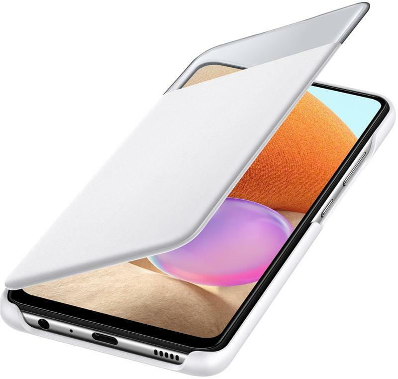 Чeхол-книжка Samsung S View Wallet Cover для Samsung Galaxy A32 SM-A325 White (EF-EA325PWEGRU)
