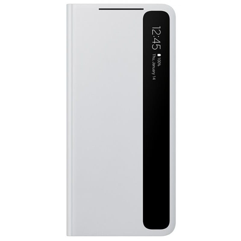 Чехол-книжка Samsung Smart Clear View Cover для Samsung Galaxy S21 Ultra SM-G998 Light Gray (EF-ZG998CJEGRU)