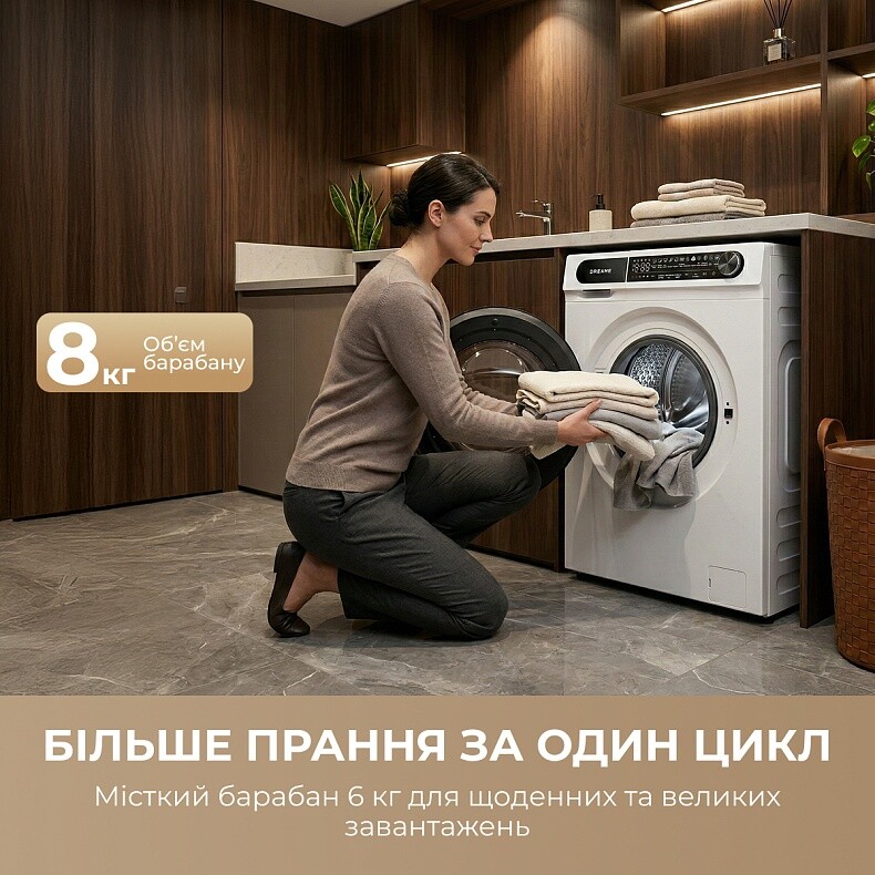 Пральна машина Dreame S8 (DWF08S50CA)