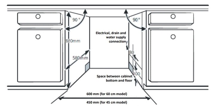 Вбудована посудомийна машина Heinner HDW-BIM60514E++