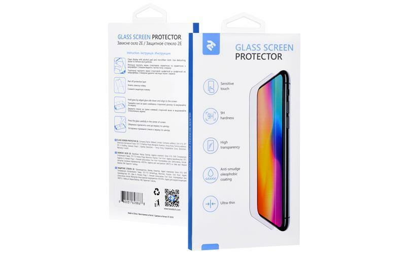 Защитное стекло 2E Basic для Xiaomi Redmi Note 9 Pro Black Full Glue, 0.25mm, 2.5D (2E-MI-N9P-SMFCFG-BB)