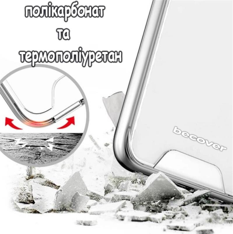 Чохол-накладка BeCover Space Case для Apple iPhone 15 Pro Max Transparancy (709939)