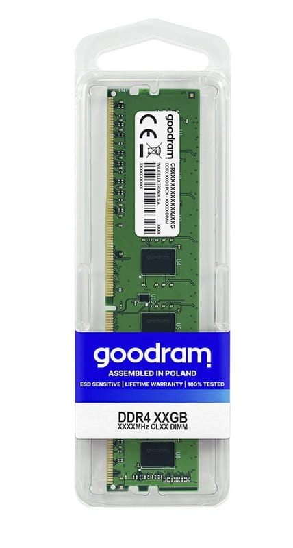 Модуль пам`яті DDR4 16GB/2400 Goodram (GR2400D464L17/16G)